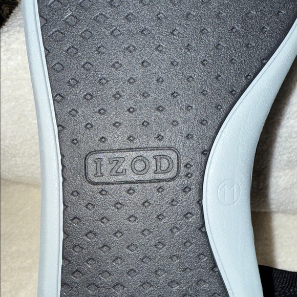 Izod Bannister Shoes Black Men's Lace-Up Sneakers Memory Foam Size 11 - Picture 10 of 13